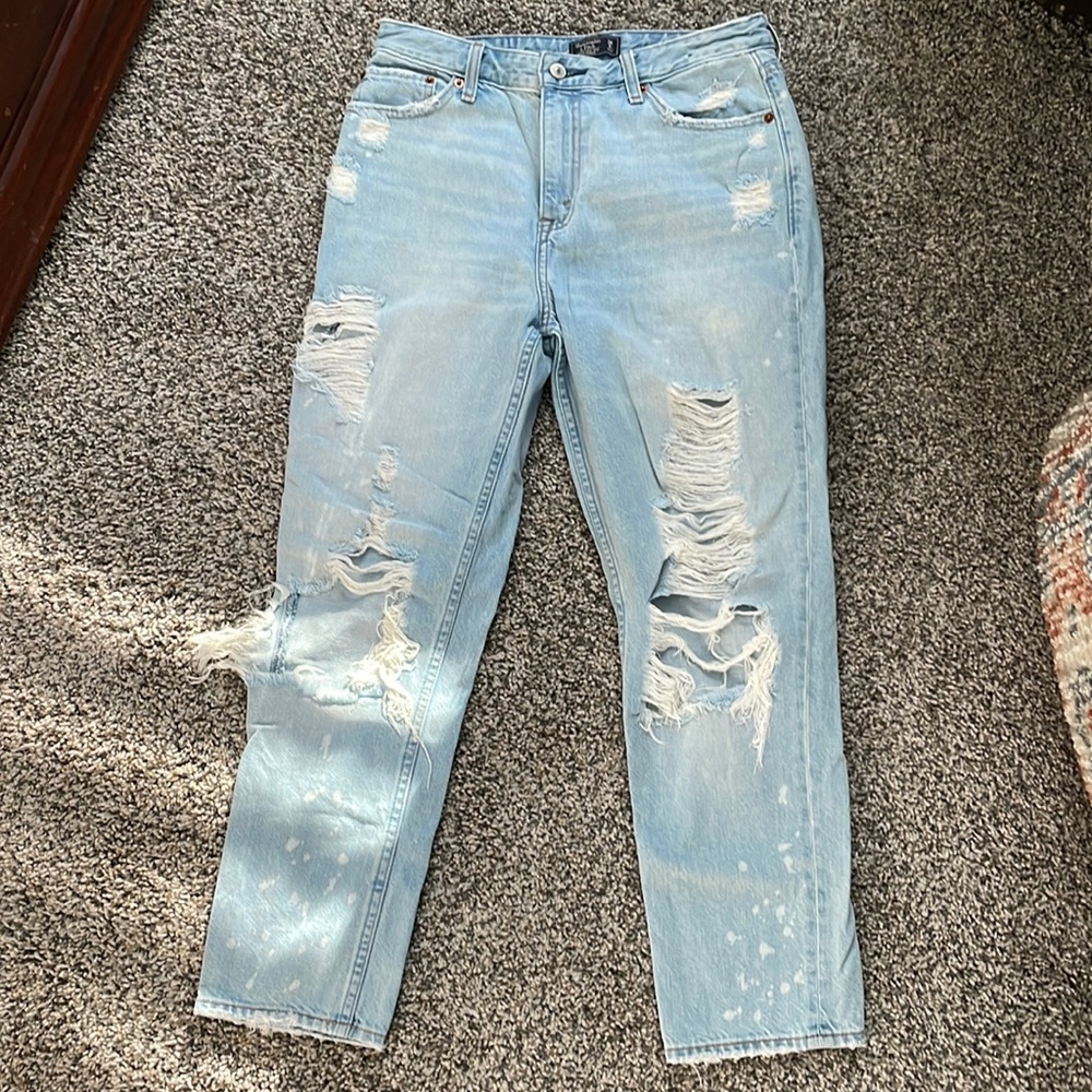 Abercrombie girlfriend jeans